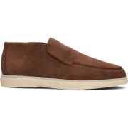 Loafer Mid in Cognac Suede Mason Garments , Brown , Heren