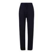 Blauwe Decortiquè Wol-Kasjmier Broek Maison Margiela , Blue , Heren