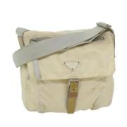 Pre-owned Nylon prada-bags Prada Vintage , White , Dames