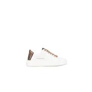 Londen Vrouw Wit Brons Sneakers Alexander Smith , White , Dames