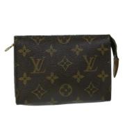 Pre-owned Canvas pouches Louis Vuitton Vintage , Brown , Dames