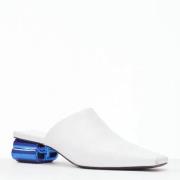 Pre-owned Leather mules Balenciaga Vintage , White , Dames