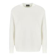 Crème Sweaters voor Mannen Emporio Armani , Beige , Heren