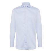 Ultimate NON Iron Slim Fit Katoenen Dobby Overhemd Boggi Milano , Blue...