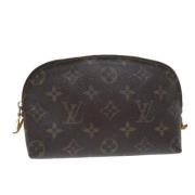 Pre-owned Canvas pouches Louis Vuitton Vintage , Brown , Dames