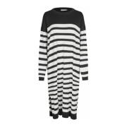 Oversize Gebreide Jurk Zwart/Jet Masai , Black , Dames