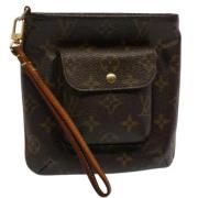 Pre-owned Canvas pouches Louis Vuitton Vintage , Brown , Dames