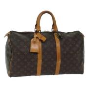 Pre-owned Canvas louis-vuitton-bags Louis Vuitton Vintage , Brown , Da...