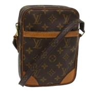 Pre-owned Canvas louis-vuitton-bags Louis Vuitton Vintage , Brown , Da...