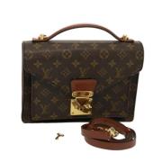 Pre-owned Canvas louis-vuitton-bags Louis Vuitton Vintage , Brown , Da...