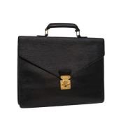 Pre-owned Leather louis-vuitton-bags Louis Vuitton Vintage , Black , D...