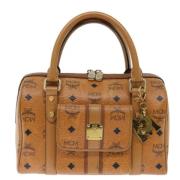 Pre-owned Leather handbags MCM Pre-owned , Brown , Dames