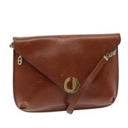 Pre-owned Leather dior-bags Dior Vintage , Brown , Dames