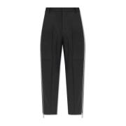 Broek met inzetstukken Dsquared2 , Black , Heren