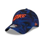 NBA Logo Geborduurde Pet - Blauw New Era , Blue , Heren