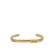 Gouden Metalen Armband Versace , Yellow , Heren