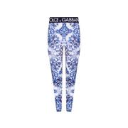 Gestreepte leggings Dolce & Gabbana , Blue , Dames