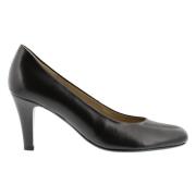 Zwarte Stiletto Hakken Instap Elegant Gabor , Black , Dames