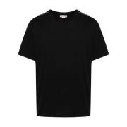 Zwarte T-shirts Polos voor mannen Alexander McQueen , Black , Heren