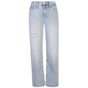 Heldere Blauwe Jeans voor Vrouwen Calvin Klein Jeans , Blue , Dames