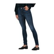 Skinny Jeans Dames Slight Blauw Tiger of Sweden , Blue , Dames