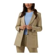 Night Blazer in Zandkleur MOS Mosh , Beige , Dames