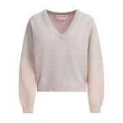 Trendy Sweater Selection Marni , Beige , Dames