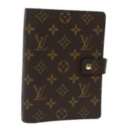 Pre-owned Canvas home-office Louis Vuitton Vintage , Brown , Dames