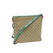 Pre-owned Canvas gucci-bags Gucci Vintage , Beige , Dames