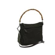 Pre-owned Nylon handbags Gucci Vintage , Green , Dames