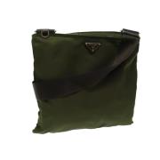 Pre-owned Nylon prada-bags Prada Vintage , Green , Dames