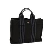 Pre-owned Cotton handbags Hermès Vintage , Black , Dames