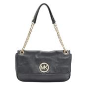 Pre-owned Leather shoulder-bags Michael Kors Pre-owned , Black , Dames