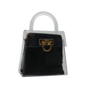 Pre-owned Plastic handbags Salvatore Ferragamo Pre-owned , Black , Dam...