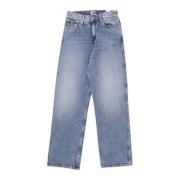 Baggy Cut Denim Jeans Damesbroek Tommy Hilfiger , Blue , Dames