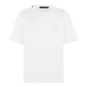 Geribbelde crew-neck T-shirt Dolce & Gabbana , White , Heren