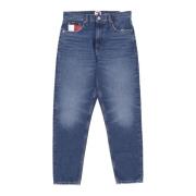 Hoge Sl Ankle Flag Skinny Jeans Tommy Hilfiger , Blue , Dames