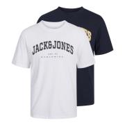 Heren T-shirt Pak Stijlvol Comfort Jack & Jones , Multicolor , Heren