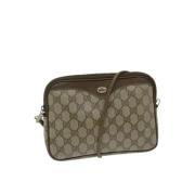 Pre-owned Canvas gucci-bags Gucci Vintage , Beige , Dames