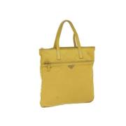 Pre-owned Nylon prada-bags Prada Vintage , Yellow , Dames