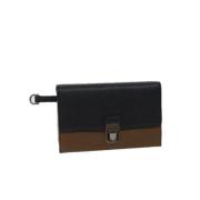 Pre-owned Leather clutches Salvatore Ferragamo Pre-owned , Black , Dam...