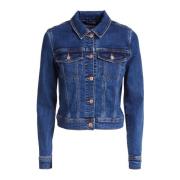 Adelya Denim Jack Guess , Blue , Dames