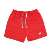 Geweven Gevoerde Zwemshorts Nike , Red , Heren