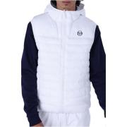 Mouwloze gewatteerde jas met capuchon - Wit Sergio Tacchini , White , ...