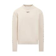 Stijlvolle Gebreide Top Off White , White , Heren