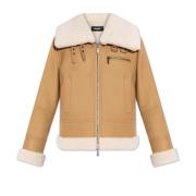 Jas met kraag Dsquared2 , Beige , Dames