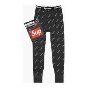 Beperkte Oplage Thermische Broek Zwart Supreme , Black , Heren