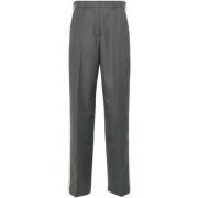 Grijze Gehaakte Panel Broek Palm Angels , Gray , Dames