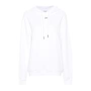 Stijlvolle Hoodie Sweatshirt Off White , White , Dames