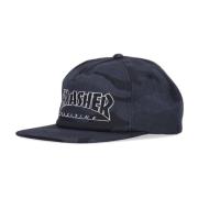 Platte Klep Snapback Pet Zwart/Camo Thrasher , Black , Unisex